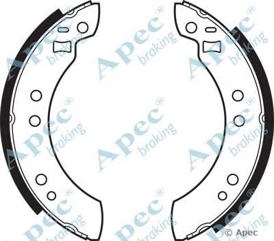 APEC BRAKING shu244 -  Комплект тормозных колодок